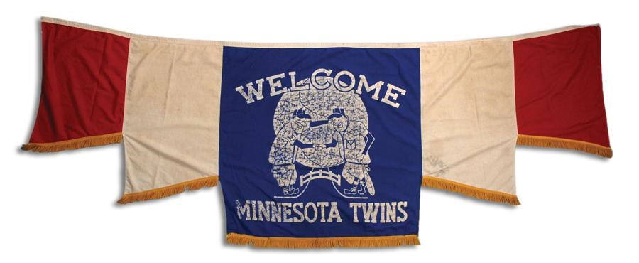 - 1961 Minnesota Twins Welcome Banner