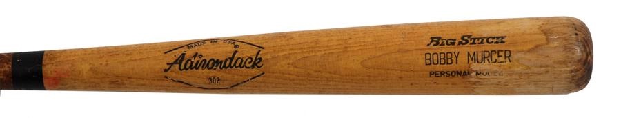 1971-79 Bobby Murcer Game Used Autographed Bat