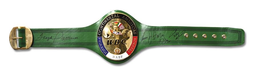 Muhammad Ali & Boxing - Thomas Hearns Championship Signed Belt