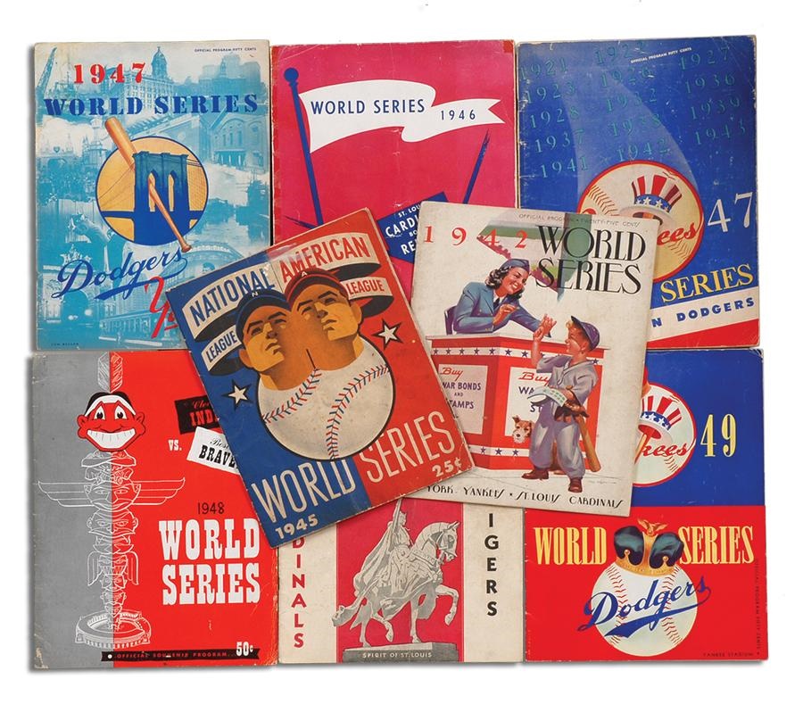 - 1930s-40s World Series Programs