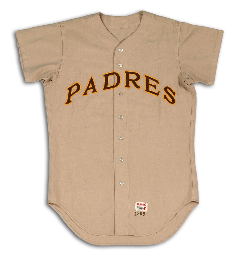 Baseball Equipment - 1969 San Diego Padres Game Worn Jersey