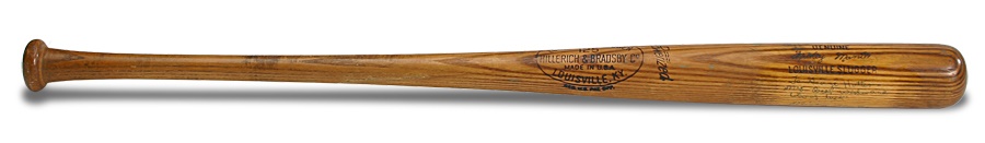 Baseball Equipment - 1962 Mickey Mantle Vintage Signed Game Used Bat