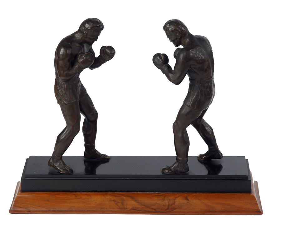 Muhammad Ali & Boxing - Boxing Bronze with Two Fighters