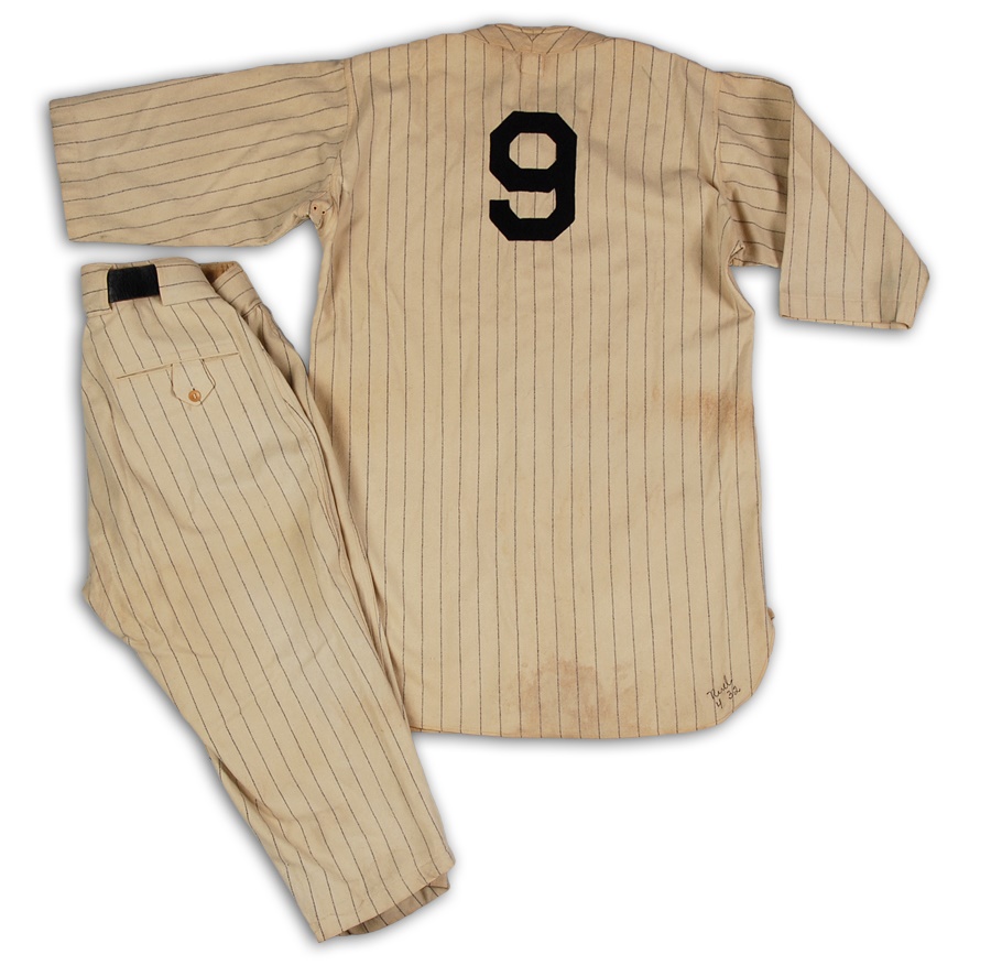 Baseball Equipment - 1932 Muddy Ruel Game Worn Detroit Tigers Uniform