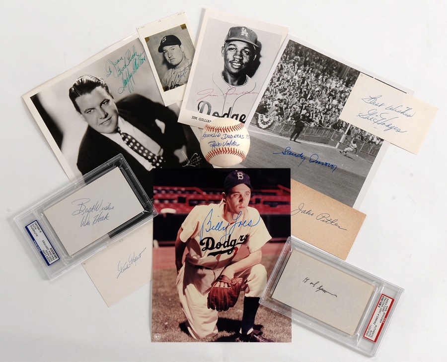 - Brooklyn Dodgers Signature Collection with Some Scarcities (11)