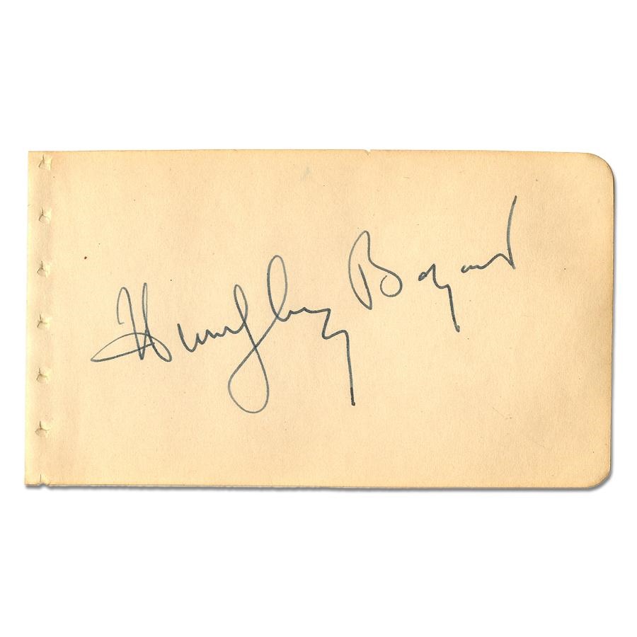 - Humphrey Bogart Signature
