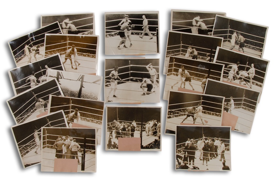 Muhammad Ali & Boxing - Jack Dempsey vs. Gene Tunney Original Wire Photographs (20+)
