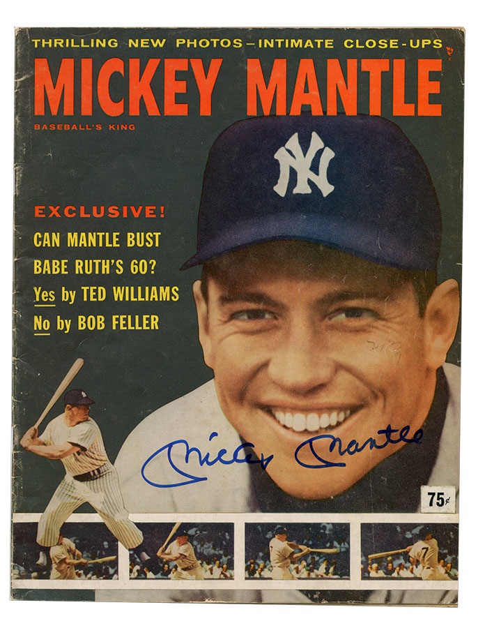 Baseball Autographs - Mickey Mantle and Friends Autograph Collection