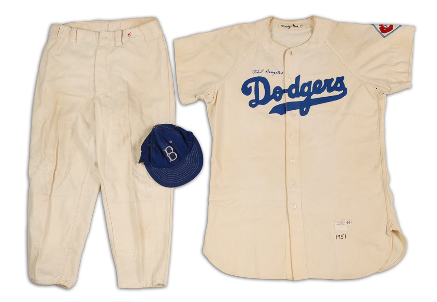 - 1951 Phil Haugstad Brooklyn Dodgers Game Worn Uniform