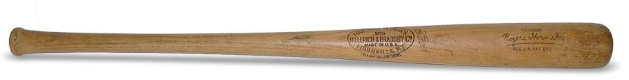 Baseball Equipment - 1934-37 Rogers Hornsby Game Used Bat
