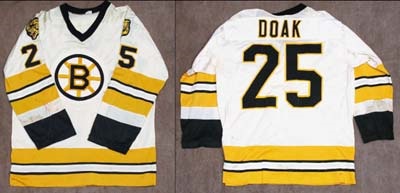 - 1980-81 Gary Doak Boston Bruins Game Worn Jersey