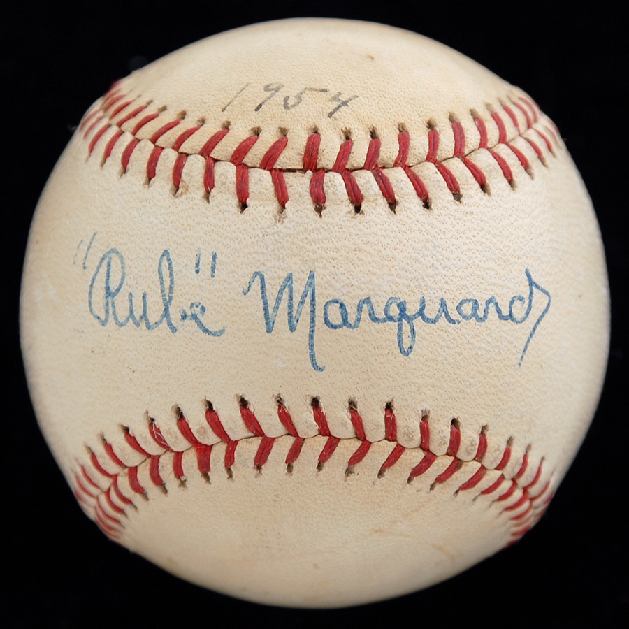 - Rube Marquard Single Signed Baseball