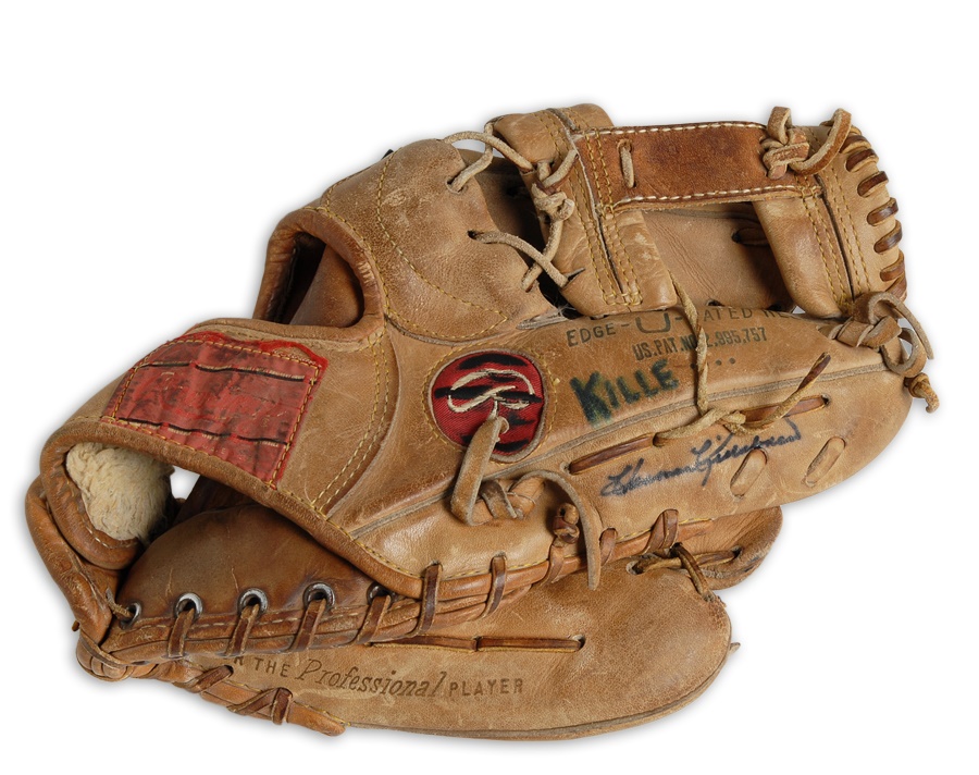 Baseball Equipment - Harmon Killebrew Game Used Signed Glove