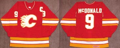 - 1980's Lanny McDonald Calgary Flames Game Worn Jersey