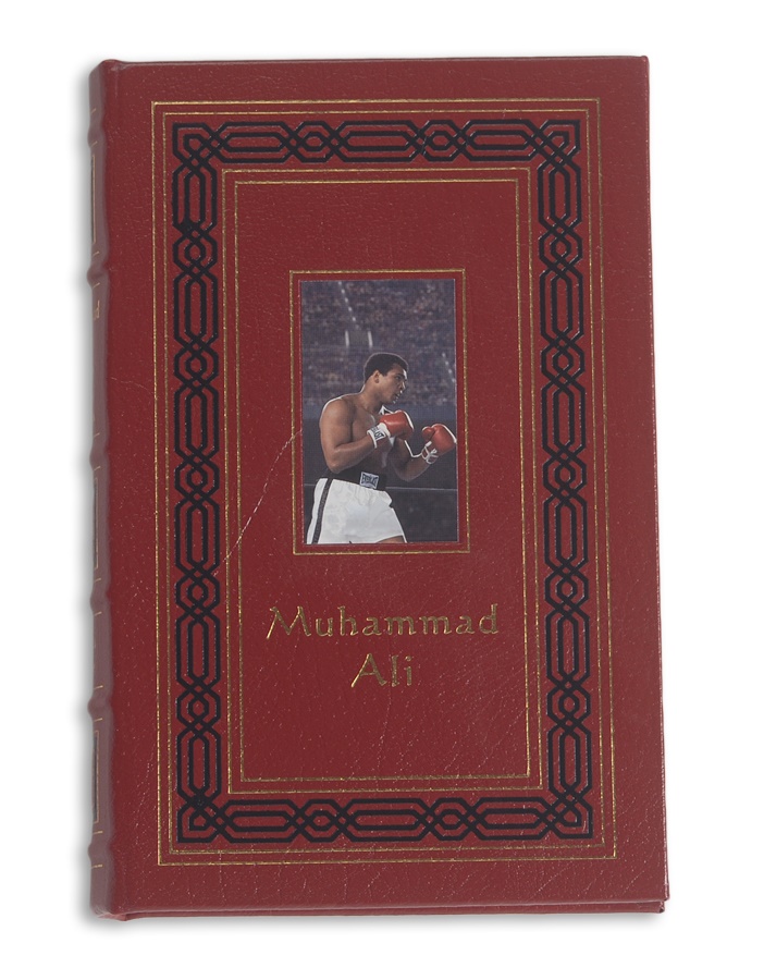 - Muhammad Ali by Hauser Leather Bound Signed Book