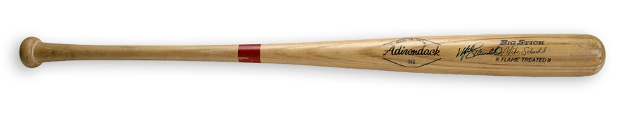 Baseball Equipment - Mike Schmidt Signed Game Used Bat (graded GU8)