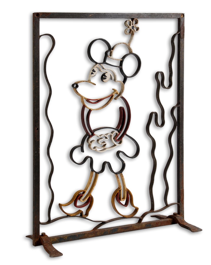 1930s Minnie Mouse Fireplace Screen