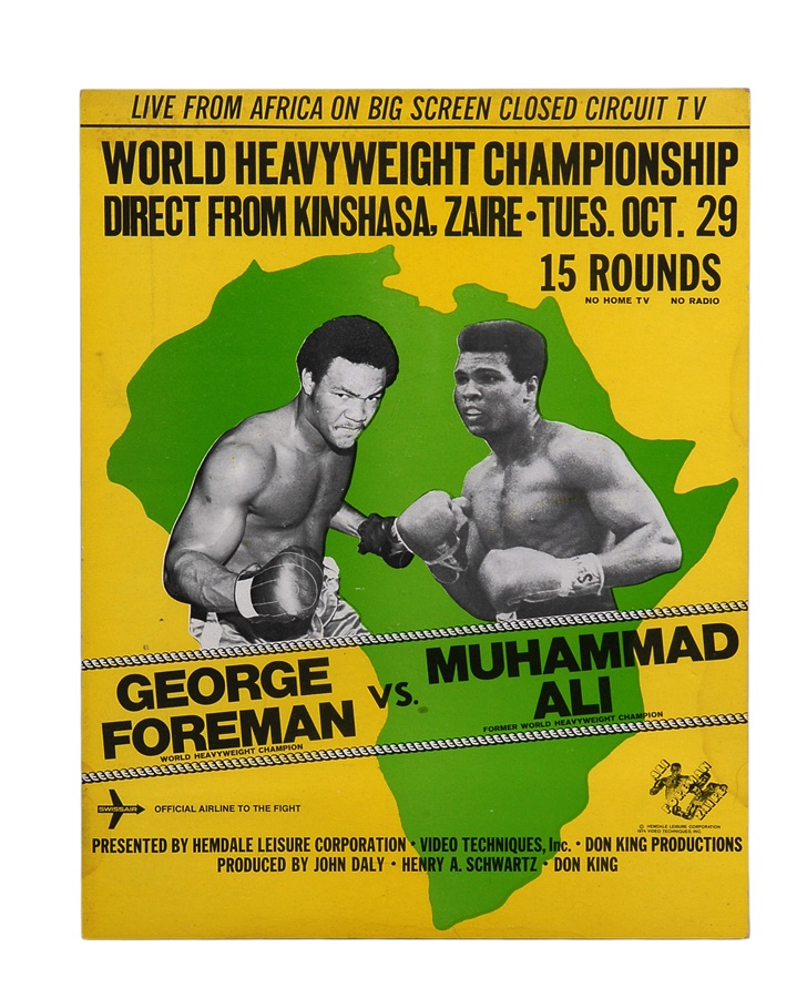 Muhammad Ali & Boxing - Ali-Foreman Zaire Poster