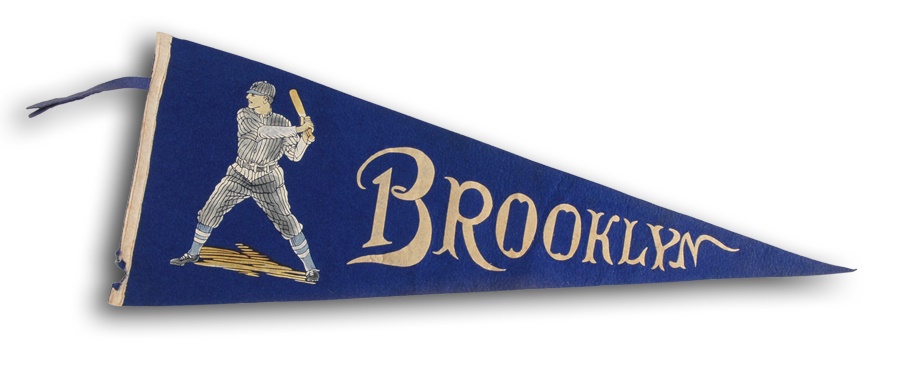 - 1910's Brooklyn Robins/Dodgers Felt Pennant