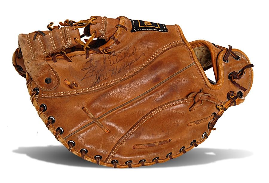Baseball Equipment - Gil Hodges Signed Game Used Glove