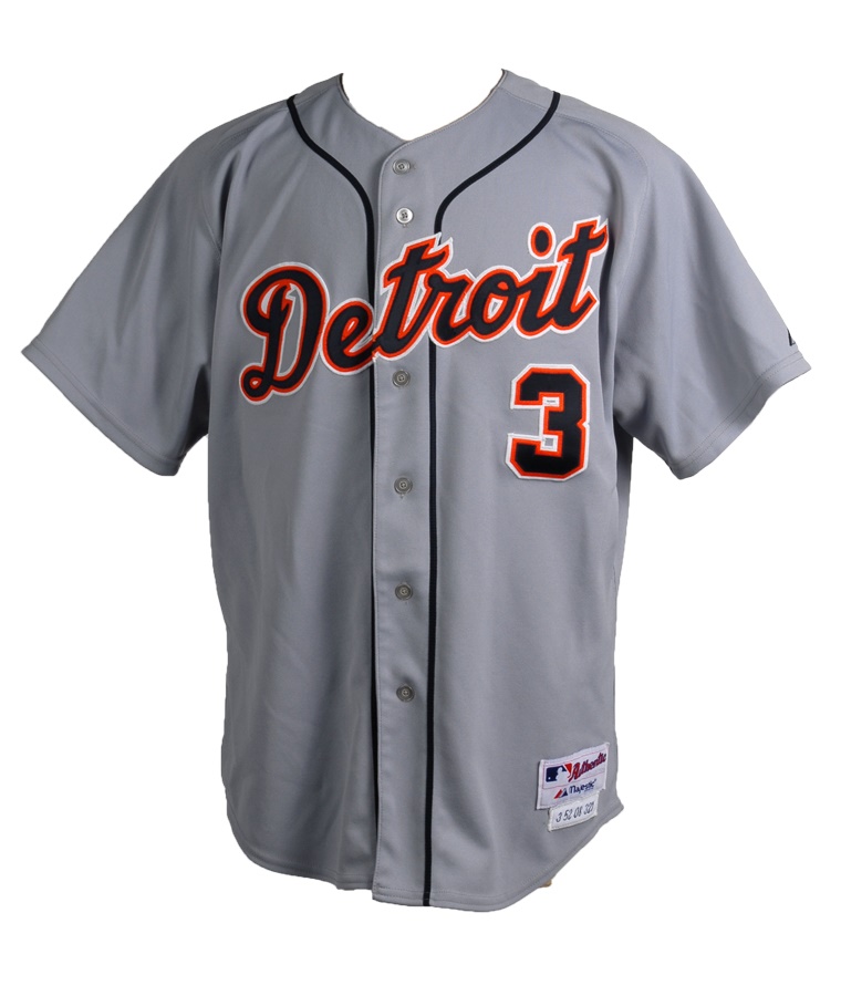 - 2008 Gary Sheffield Detroit Tigers Game Worn Jersey