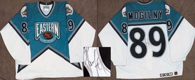 - 1994 Alexander Mogilny NHL All Star Game Worn Jersey