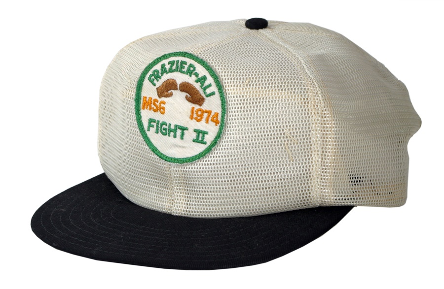 Muhammad Ali & Boxing - 1974 Frazier vs. Ali II Souvenir Hat