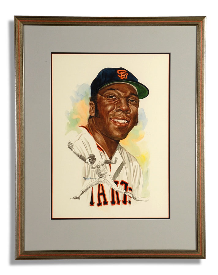 Sports Fine Art - Willie McCovey Perez-Steele Hall of Fame Original Art