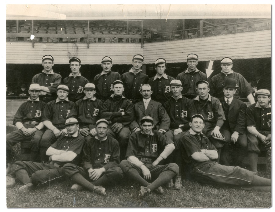 First Ty Cobb Detroit Tigers Team Picture