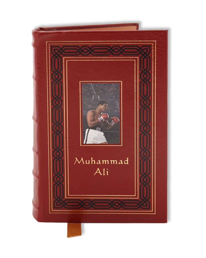 Muhammad Ali & Boxing - Muhammad Ali Signed Leatherbound Book