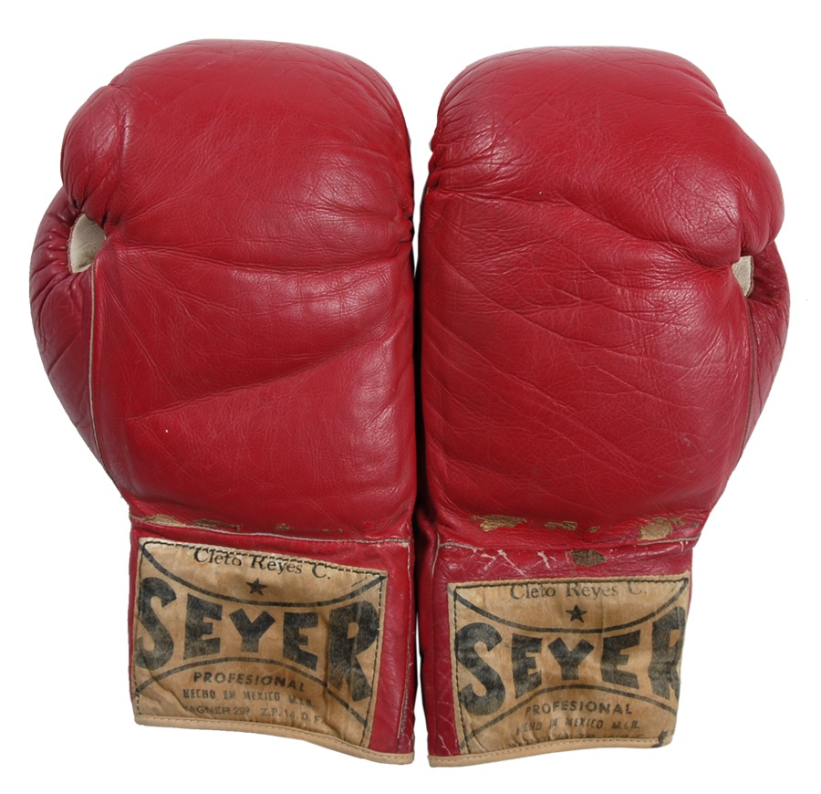 Muhammad Ali & Boxing - Jerry Quarry Fight Worn Gloves (vs. Joe Frazier)