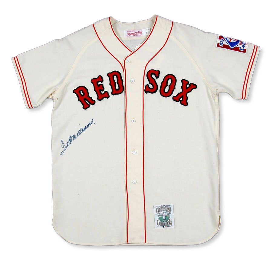 Baseball Autographs - Ted Williams Signed Jersey