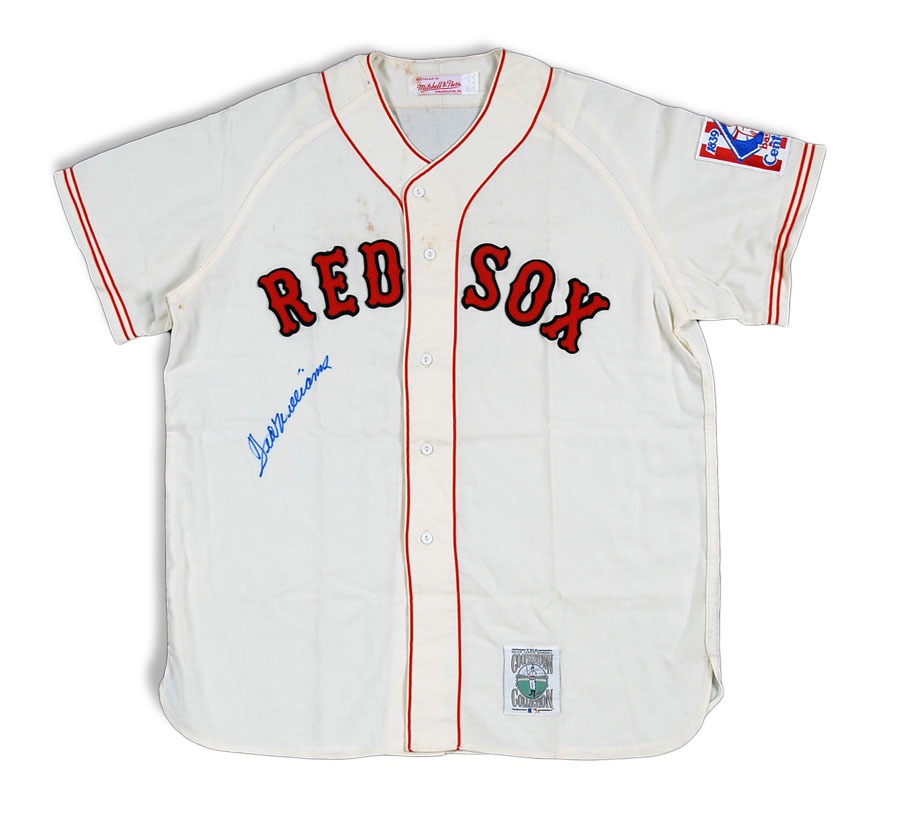 Baseball Autographs - Ted Williams Autographed Jersey and Photo