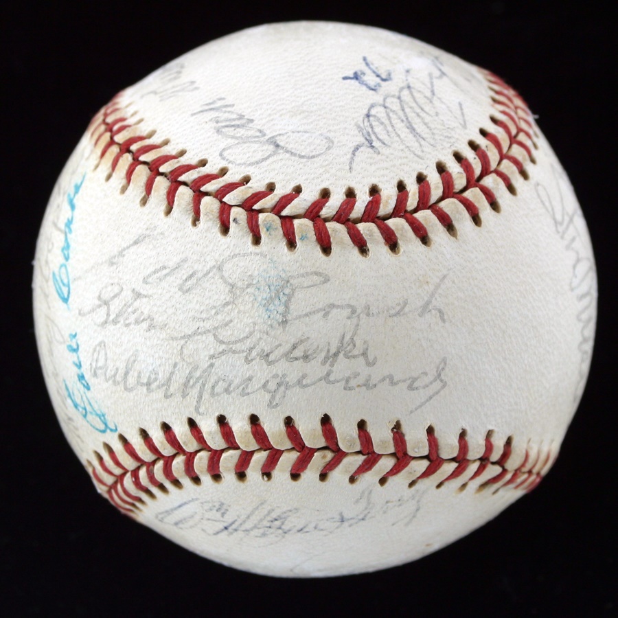 Baseball Autographs - 1972 Autographed HOF Ball