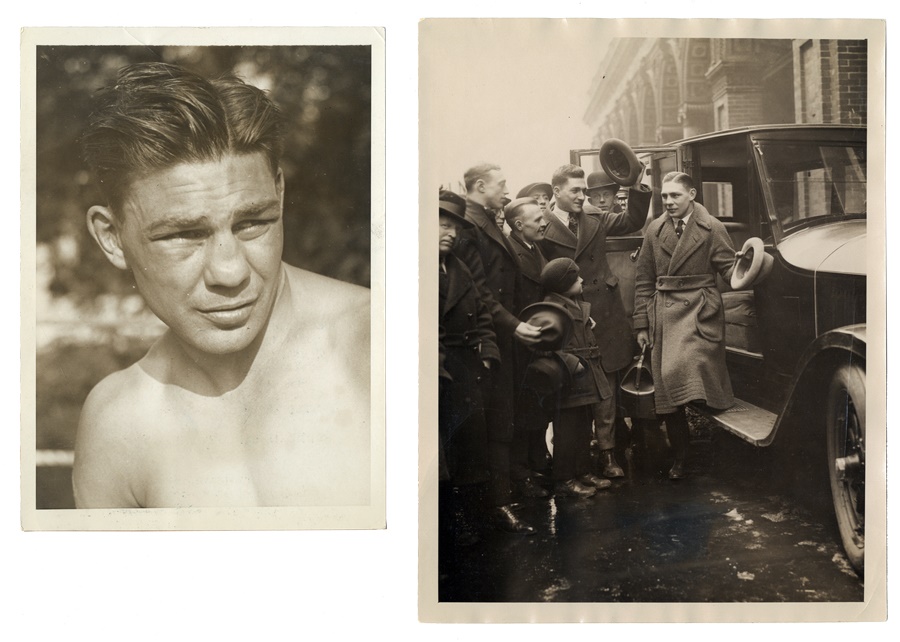- Three Vintage Harry Greb Photographs