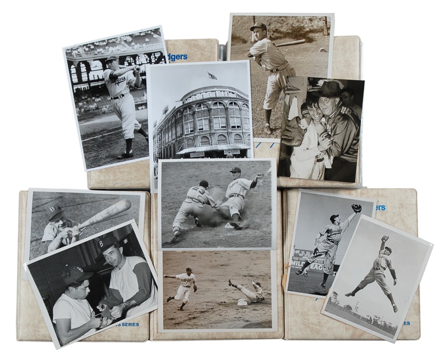 - Large Collection of 1940's-50's Brooklyn Dodgers Photographs (450+)