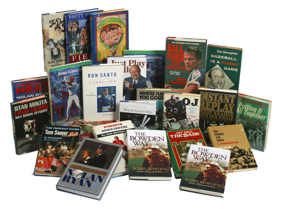 - Collection of Signed Sports Books (25)