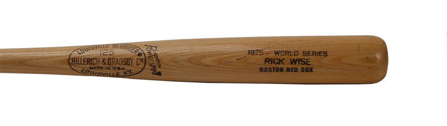 Baseball Equipment - 1975 Rick Wise Game Used World Series Bat