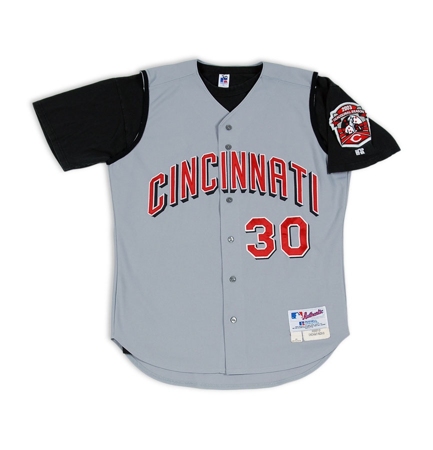 Baseball Equipment - 2003 Ken Griffey Jr. Cincinnati Reds Game Worn Jersey and Undershirt
