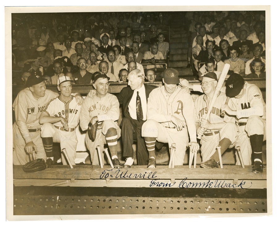 Baseball Autographs - 1942 Connie Mack Signed Photo