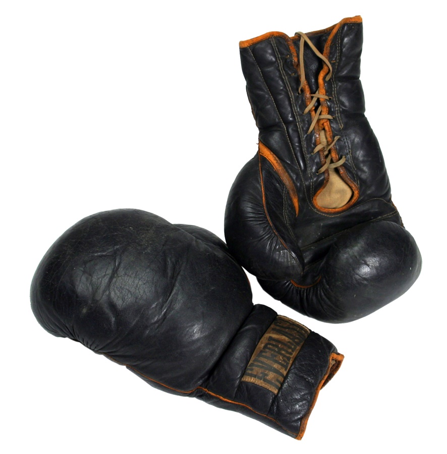 Muhammad Ali & Boxing - Cassius Clay Worn Sparring Gloves