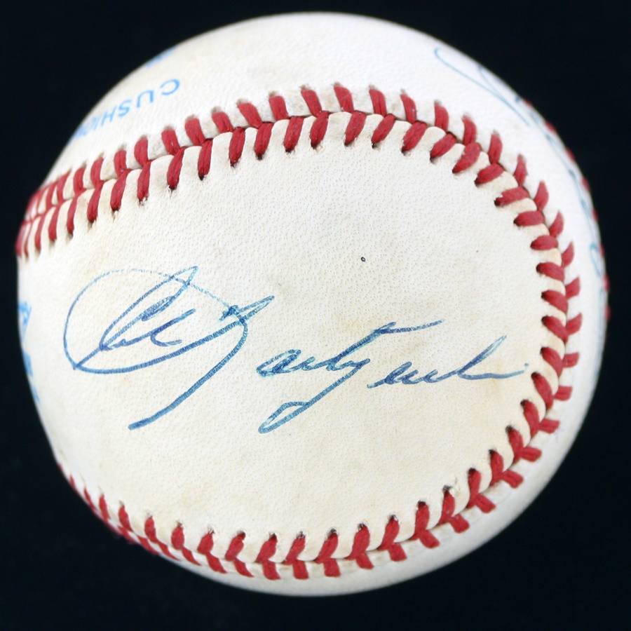 Baseball Autographs - Triple Crown Winners Signed Baseball