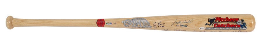 Perfect Game Pitchers Signed Bat
