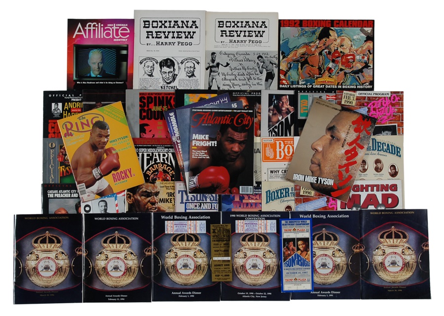 Muhammad Ali & Boxing - Boxing Program and Ticket Collection