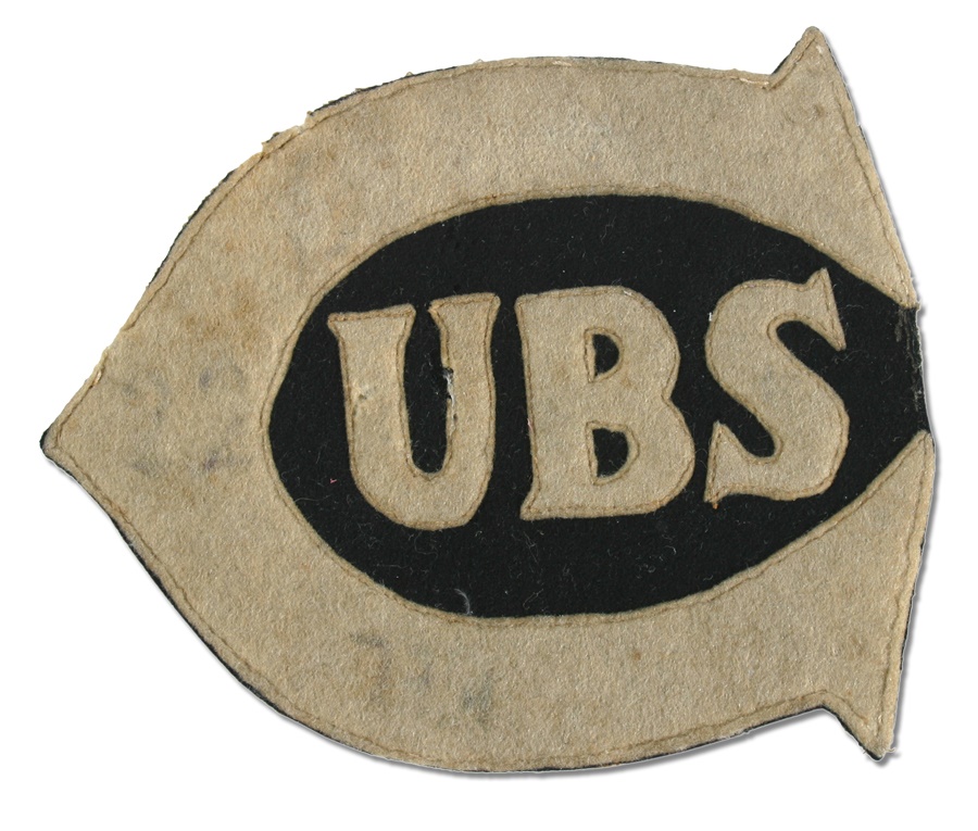 Baseball Equipment - 1910s Chicago Cubs Uniform Patch