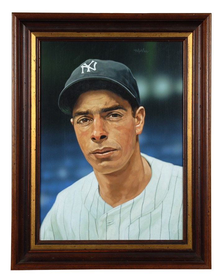 Sports Fine Art - Joe DiMaggio the Yankee Clipper by Arthur MIller