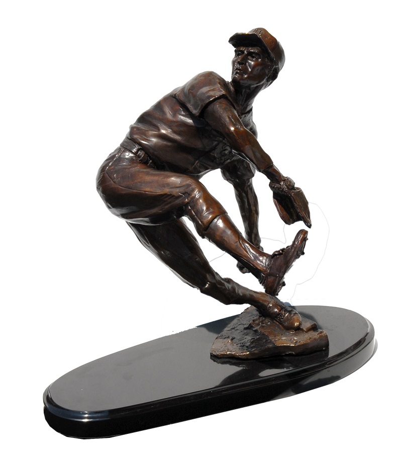 Sports Fine Art - Sandy Koufax Bronze by L. Nowlan
