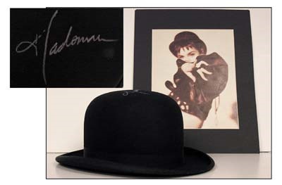 - Madonna Bowler Hat