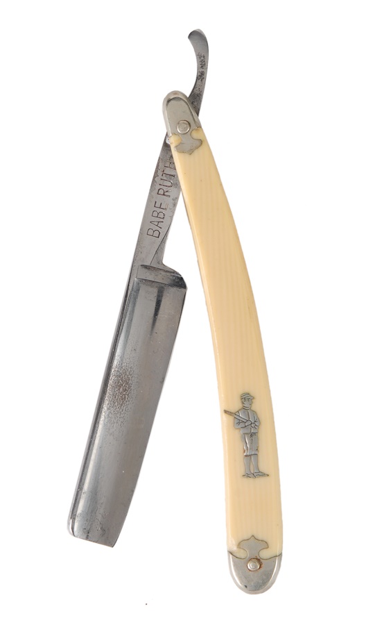 Ruth and Gehrig - 1920's Babe Ruth Straight Razor