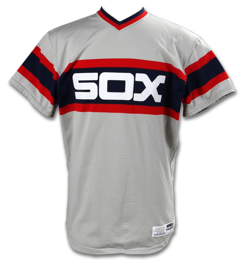 Baseball Equipment - 1982 Carlton Fisk Chicago White Sox Game Worn Jersey